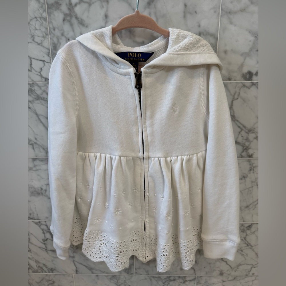 Polo White Hooded Jacket